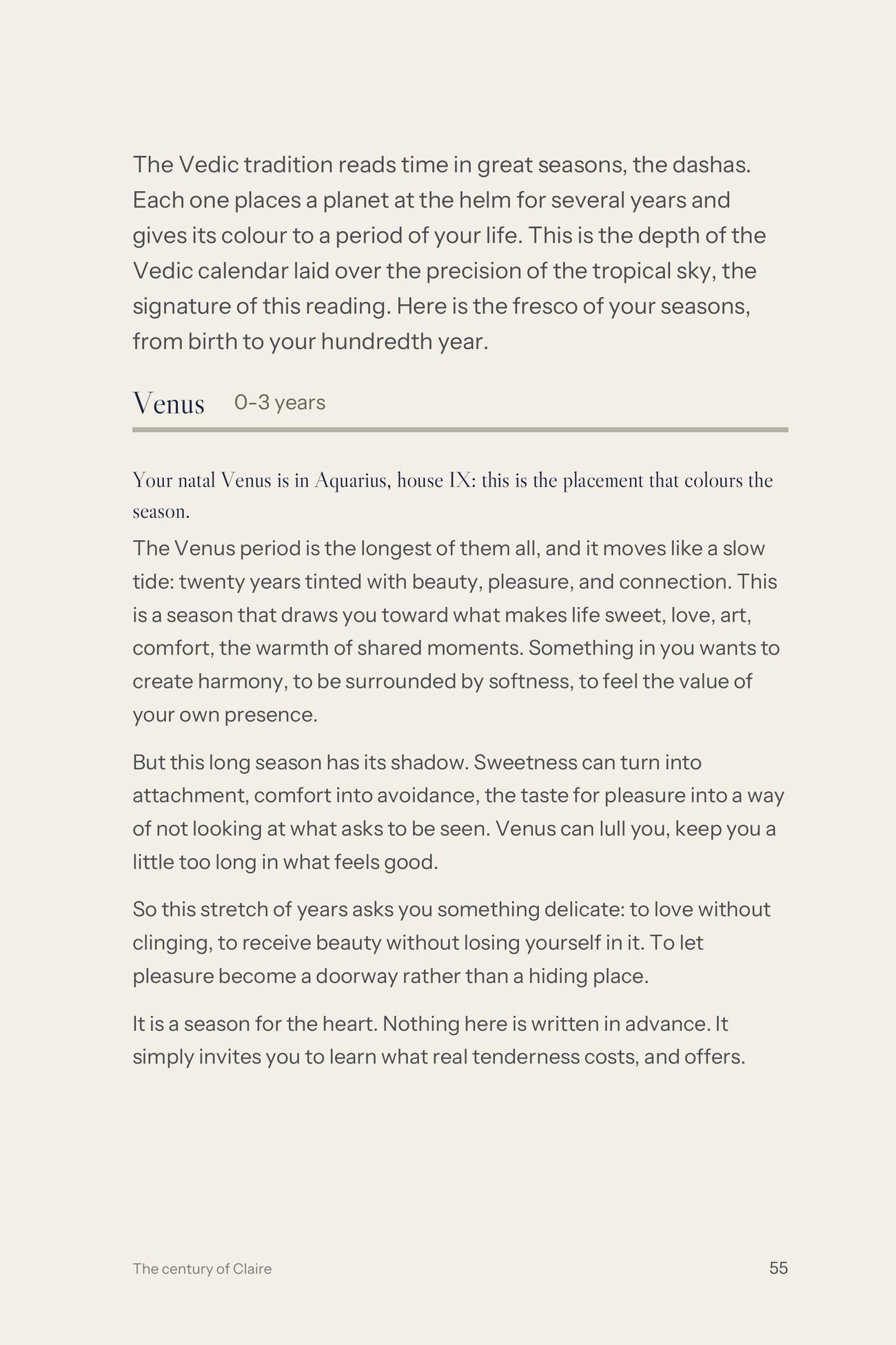 A real page from inside the book The Century